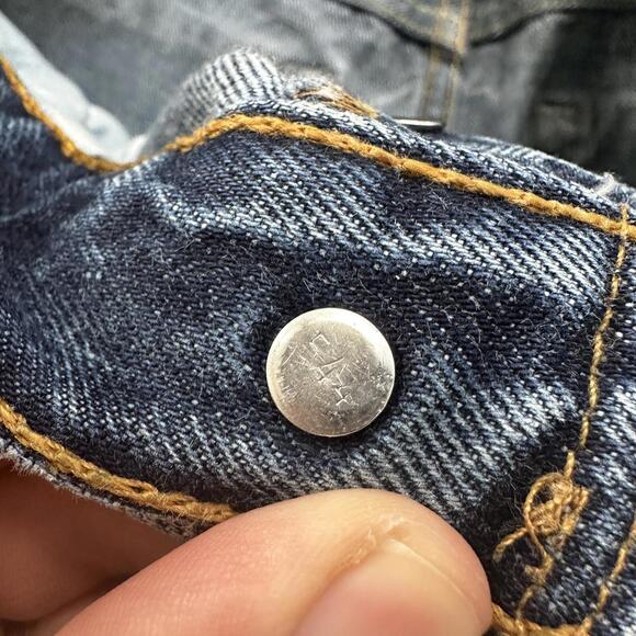 Vintage 90s Levis 501 29x34 USA Blue Denim Jeans Act 27x29 Med Wash Custom Bee - Picture 10 of 16